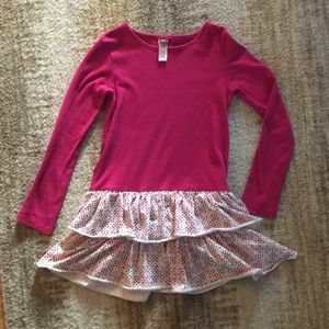 Tea collection girls pink dresss